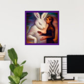 Spirit Animal Rabbit 1 Poster (Heimbüro)