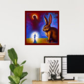 Spirit Animal Rabbit 3 Poster (Heimbüro)