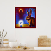 Spirit Animal Rabbit 3 Poster (Küche)