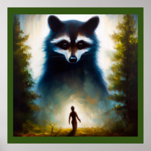 Spirit Animal Raccoon 2 Poster