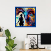 Spirit Animal Ram 1 Poster (Heimbüro)