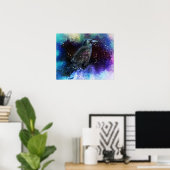 Spirit Animal Stardust Raven Poster (Heimbüro)