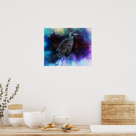 Spirit Animal Stardust Raven Poster (Küche)