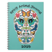 Spirit Animal Sugar Skull Notebook Journal Notizblock (Vorderseite)