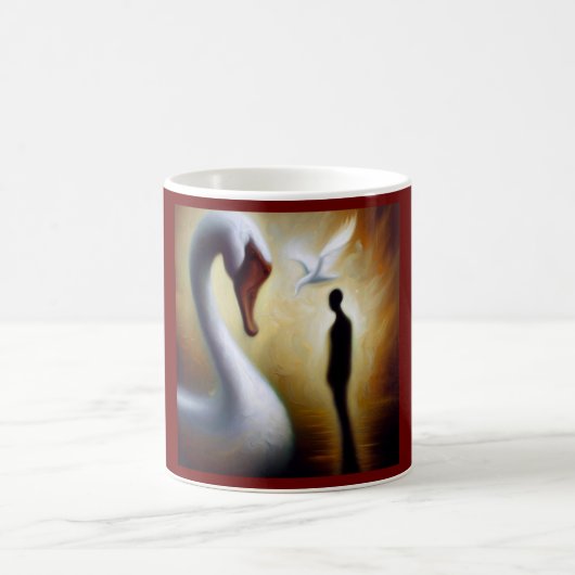 Spirit Animal Swan 1 Kaffeetasse (Mittel)
