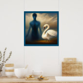 Spirit Animal Swan 2 Poster (Küche)