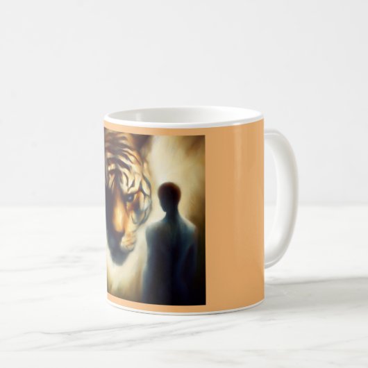 Spirit Animal Tiger 1 Kaffeetasse (VorderseiteRechts)