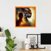 Spirit Animal Tiger 2 Poster (Heimbüro)