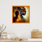 Spirit Animal Tiger 2 Poster (Küche)