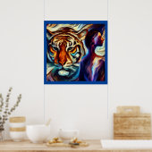 Spirit Animal Tiger 3 Poster (Küche)