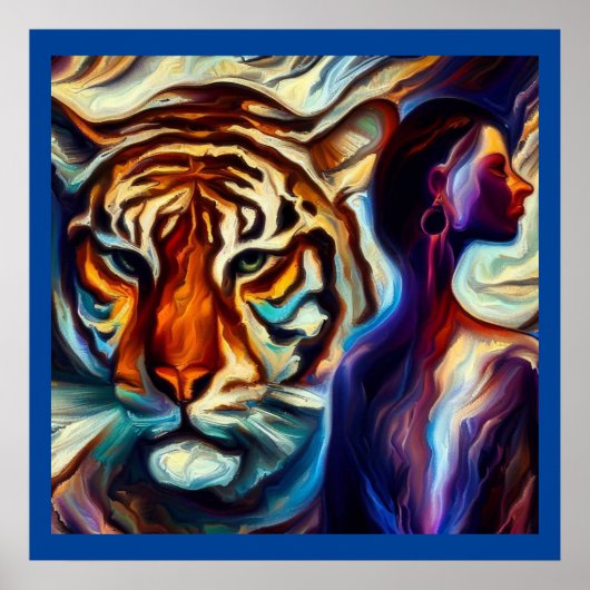 Spirit Animal Tiger 3 Poster (Vorne)