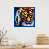 Spirit Animal Tiger 4 Poster (Küche)