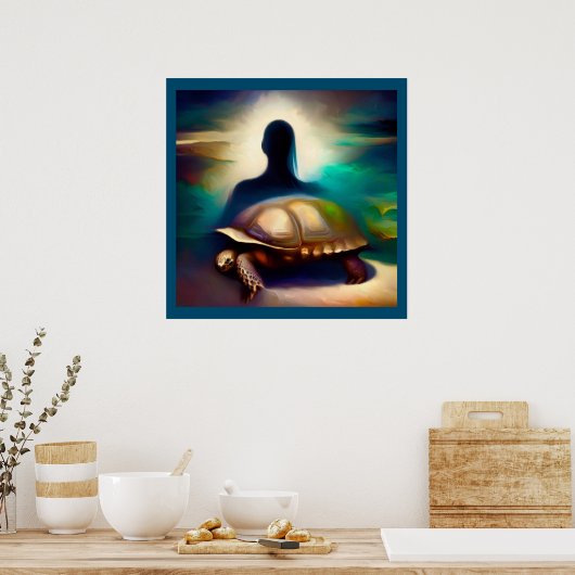 Spirit Animal Turtle 2 Poster (Küche)