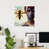 Spirit Animal Wasp 2 Poster (Heimbüro)