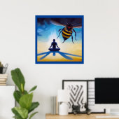 Spirit Animal Wasp 3 Poster (Heimbüro)