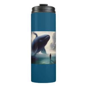 Spirit Animal Whale 2 Thermosbecher