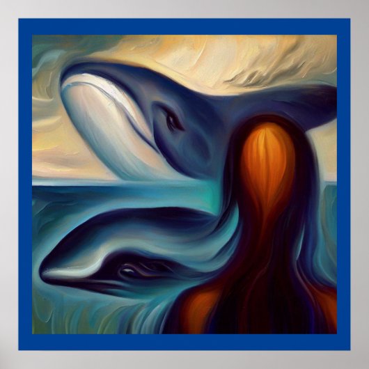 Spirit Animal Whale 3 Poster (Vorne)
