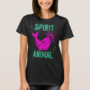 Spirit Animal Whale Pink Animes Comfort Niedlich C T-Shirt