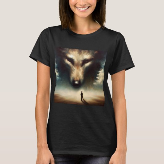 Spirit Animal Wolf 1 T-Shirt (Vorderseite)