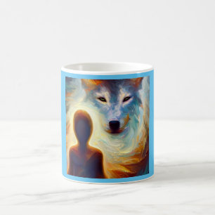 Spirit Animal Wolf 3 Kaffeetasse