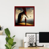 Spirit Animal Woodpecker 1 Poster (Heimbüro)