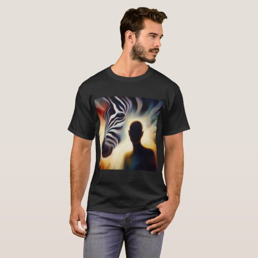 Spirit Animal Zebra 2 T-Shirt (Vorne ganz)