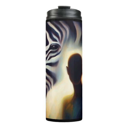 Spirit Animal Zebra 2 Thermosbecher (Vorderseite)