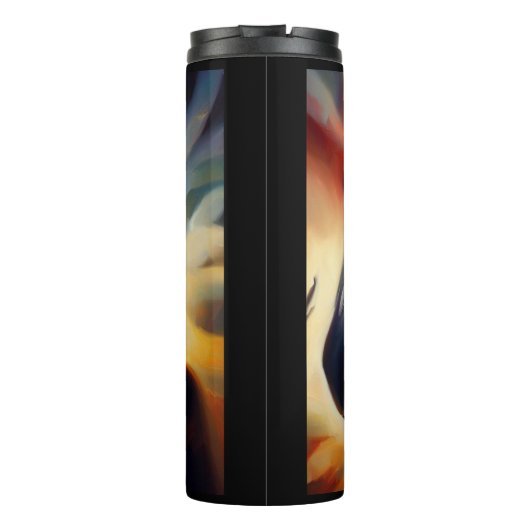 Spirit Animal Zebra 2 Thermosbecher (Rückseite)