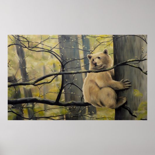 Spirit Bear druckt Kermode Bear Painting Prints Poster (Vorne)