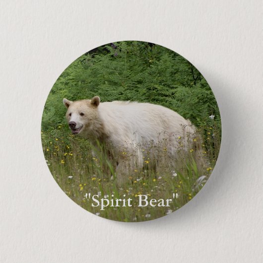 Spirit Bear Geschenke Button (Vorderseite)