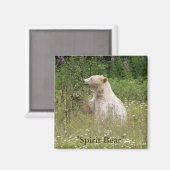 Spirit Bear Geschenke Magnet (Vorderseite/Rückseite)