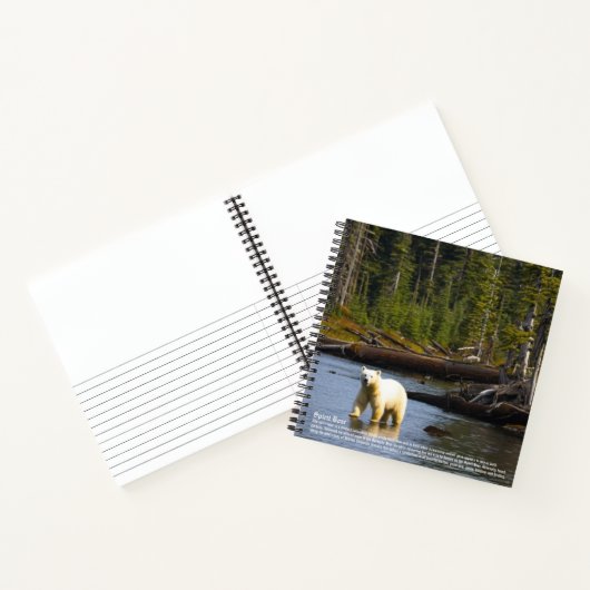 Spirit Bear Hardcover Notizblock (Innenseite)
