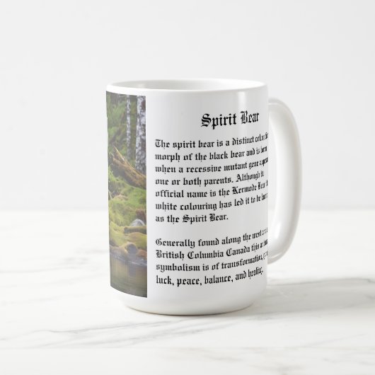 Spirit Bear Kaffeetasse (VorderseiteRechts)