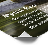 Spirit Bear Poster (Ecke)