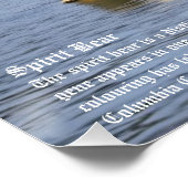 Spirit Bear Poster (Ecke)