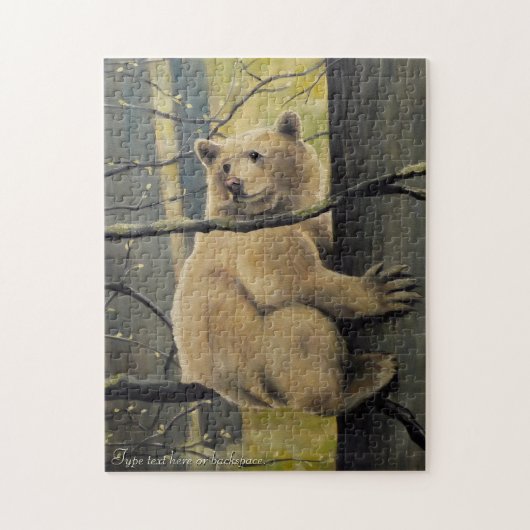 Spirit Bear Puzzle Personalisierte Kermode Bärensp (Vertikal)