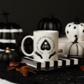 Spirit Board auf der anderen Seite Schwarz & Weiß Kaffeetasse