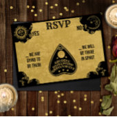 Spirit Board Gothic, Fall & Halloween-RSVP Mitteilungskarte