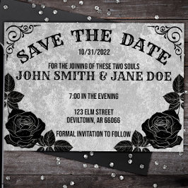 Spirit Board Gothic Halloween Hochzeit oder Dusche Save The Date