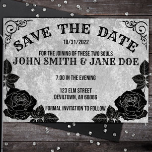 Spirit Board Gothic Halloween Wedding or Shower Sa Save The Date