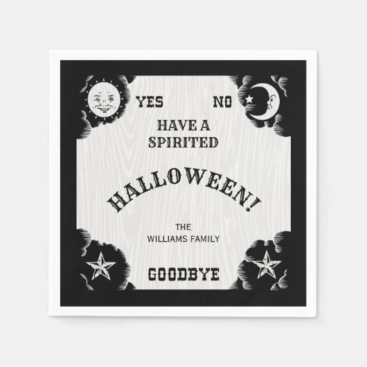 Spirit Board Halloween Paper Napkin Serviette (Vorderseite)