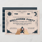 Spirit-Board-Halloween-Party Einladung (Vorne/Hinten)