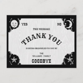 Spirit Board Halloween Vielen Dank Postcard Postkarte