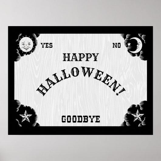 Spirit Board Happy Halloween Poster (Vorne)