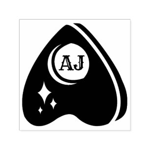 Spirit Board Planchette mit Initialen Permastempel