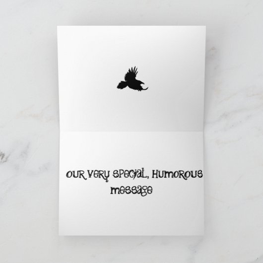 Spirit-Board-Spaß Karte (Innenseite)