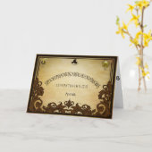 Spirit-Board-Spaß Karte (Gelbe Blume)