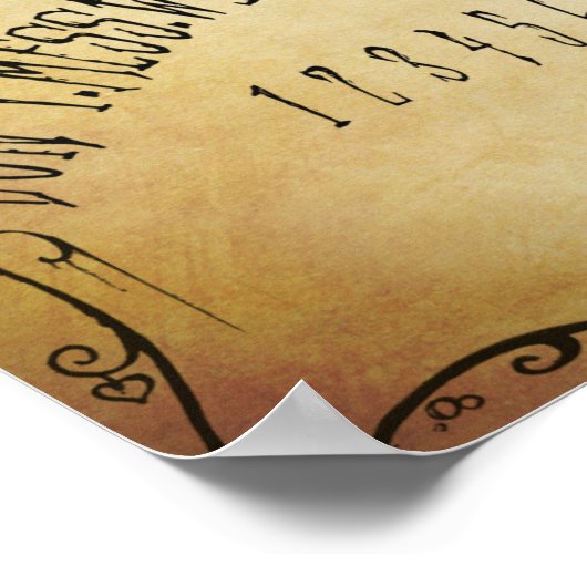 Spirit-Board-Spaß Poster (Ecke)