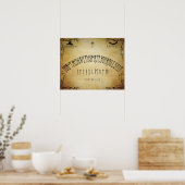 Spirit-Board-Spaß Poster (Küche)