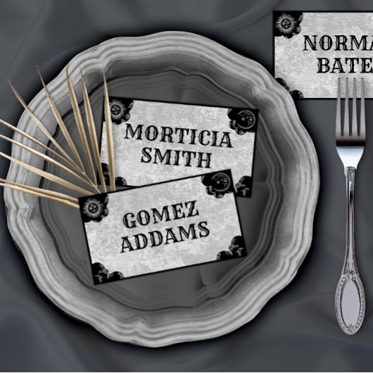 Spirit Board Vintag, Gothic Folded Platzkarte